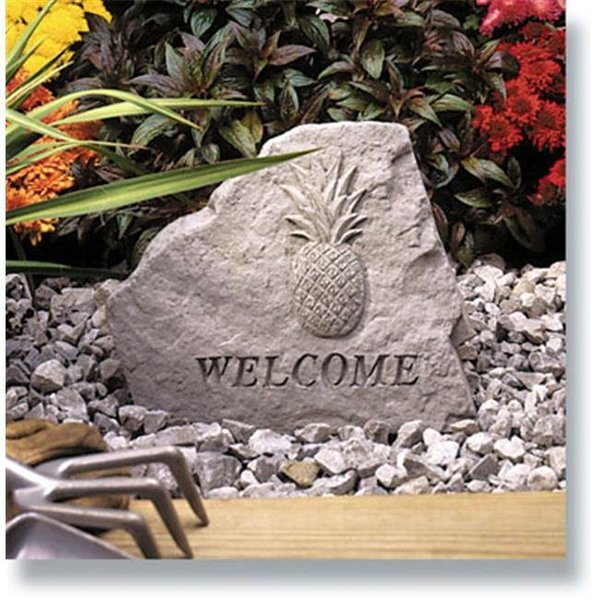 Kay Berry Inc Kay Berry- Inc. 64320 Welcome - Pineapple Garden Accent - 11.5 Inches x 9.5 Inches 64320